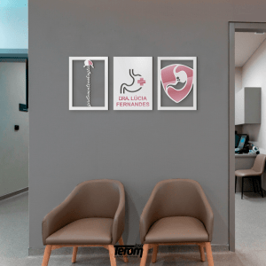 QUADROS DECORATIVOS GASTROENTEROLOGIA PERSONALIZADO