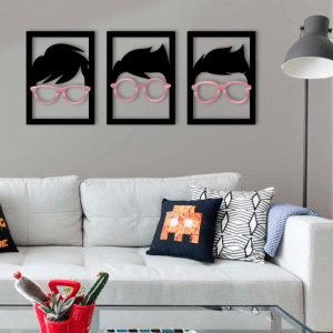 QUADROS DECORATIVOS GEEK - NERDS