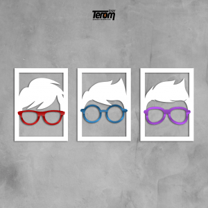 QUADROS DECORATIVOS GEEK - NERDS