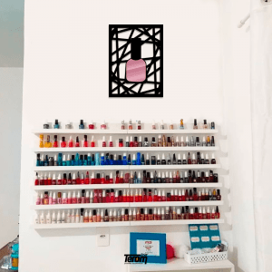 QUADROS DECORATIVOS MANICURE - ESMALTE ABSTRATO