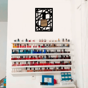 QUADROS DECORATIVOS MANICURE - ESMALTE ABSTRATO