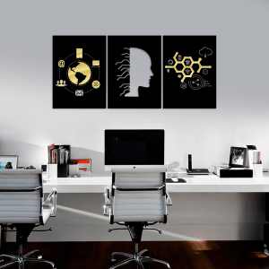 QUADROS DECORATIVOS - TECH (TECNOLOGIA)