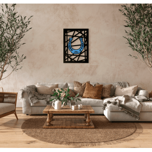 QUADRO DECORATIVO HARAS - FERADURA ABSTRATO