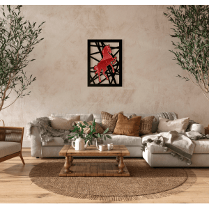 QUADRO DECORATIVO HARAS - CAVALO ABSTRATO