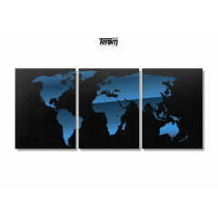 QUADRO - MAPA MUNDI TRADICIONAL (3 PARTES)