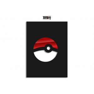 QUADROS DECORATIVOS POKEMON - POKEBOLA ELITE